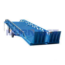 customizable 6-15ton warehouse hydraulic heavy duty mobile container loading dock ramps for forklift